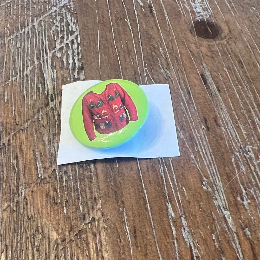Vintage Pin Button “Ugly Sweater” JCPenney’s